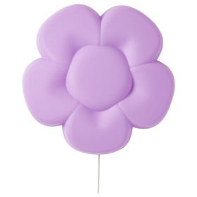 Wall lamp IKEA UPPLYST LED purple flower